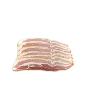 Kiaulienos šoninė karštai rūkyta, pjaustyta, 1,5kg+, vakuume