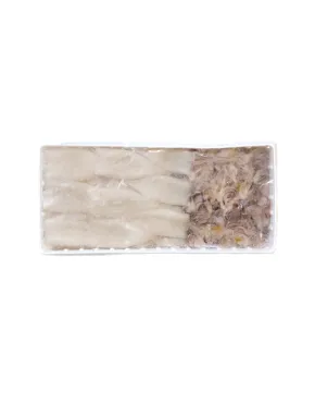 Japoninių strėlinių skraidkalmarių filė be odos U10, 10x700g, glazūruota, šaldyta