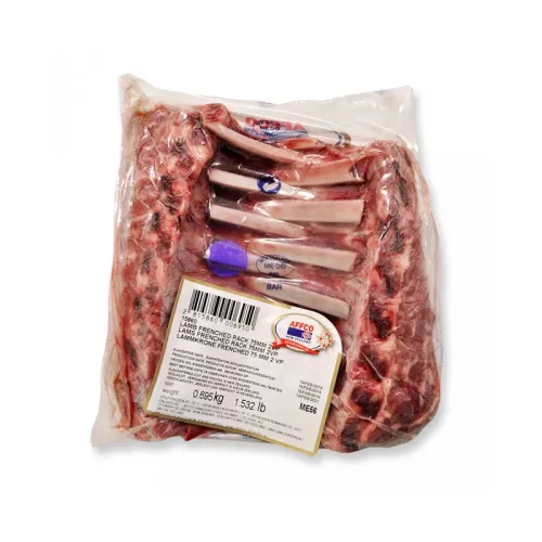 Ėrienos nugarinė su šonkauliais ~670g+, (1 vnt. vak.), ~11kg, Naujoji Zelandija, šaldyta