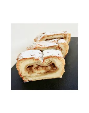 Štrudelis su obuolias ir varške 2,85kg (15x190g), šaldytas