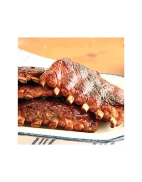 Kiaulienos šonkauliai BBQ Sous Vide, vakuume