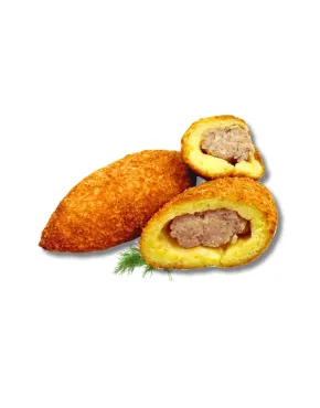 Virtų bulvių cepelinai, džiūvėsėliuose, 25x200g, šaldyti