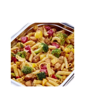 Makaronai su vištiena, daržovėmis ir pomidorų padažu, 6x1,5kg, šaldyti