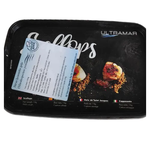 Plačiosios šukutės be ikrų 10-20/lbs, 1000g, šaldytos