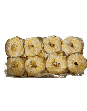 Krevečių žiedai džiūvėsėliuose, 32x25g, 800g, šaldyti