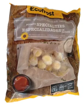 Paryžietiškos bulvytės 4x2.5kg, šaldytos Paryžietiškos bulvytės 4x2.5kg, šaldytos