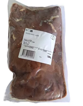 Ančių kepenys, 5x1kg, šaldytos Ančių kepenys, 5x1kg, šaldytos