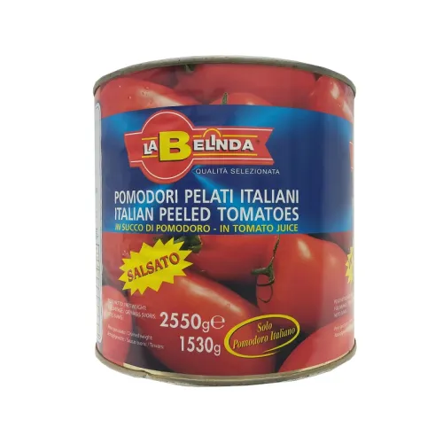 Konservuoti pomidorai be odelės,  2,5 kg